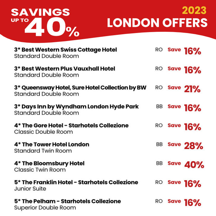 London July Specials